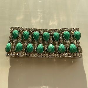 Guess by Marciano Stretch Green Stones Bracelet
